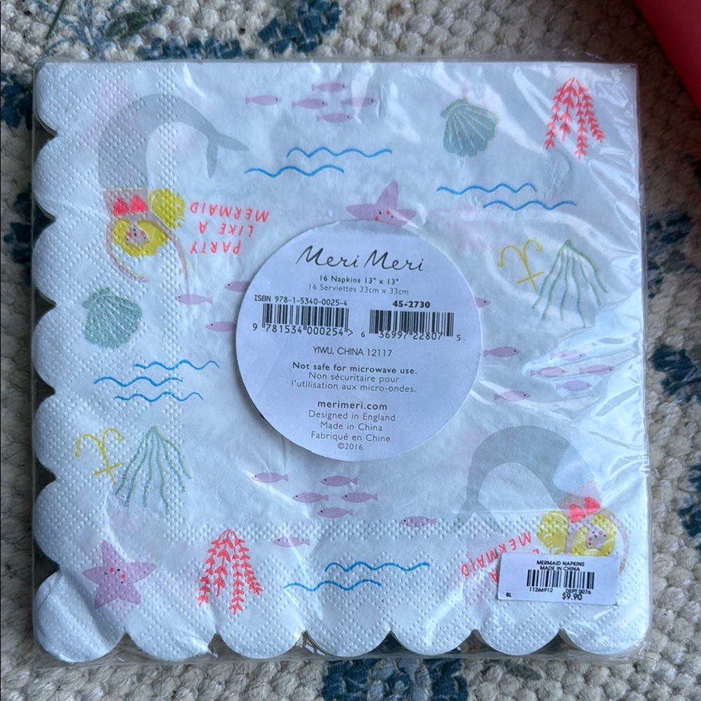 New Meri Meri Birthday Tea Party Time Set Bundle Lot Mermaids Stars Wands - Picture 3 of 10